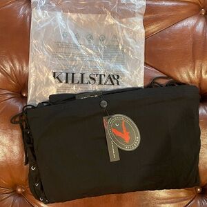 Killstar Hellverina Split Maxi Skirt